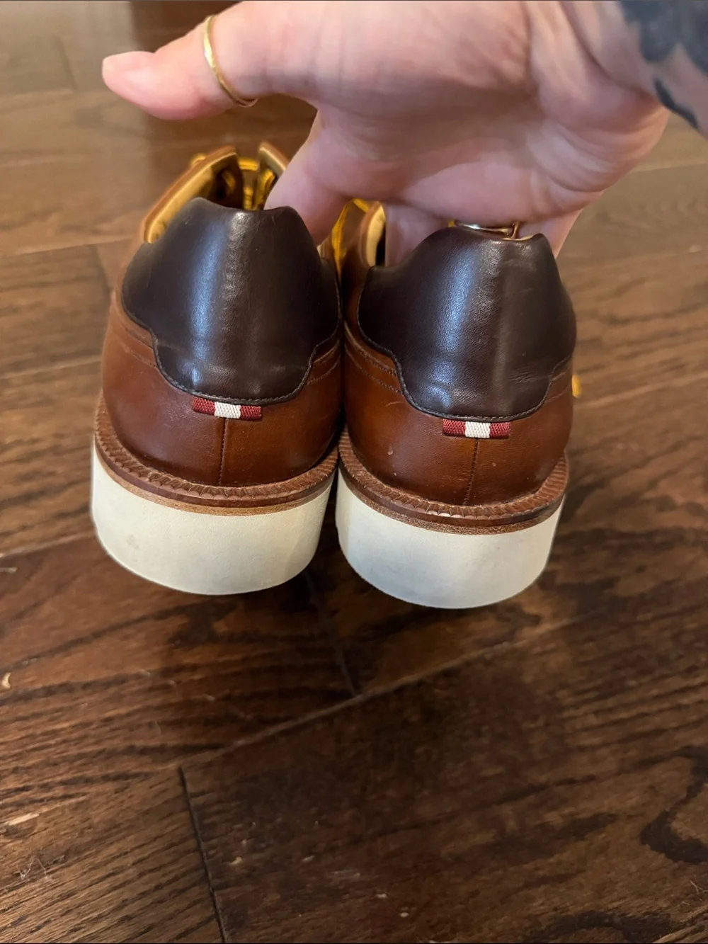 Men's Bally Leather Lace-Up shoes